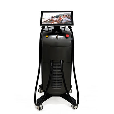دستگاه پاک کننده موهای لیزری دیود خنک کننده بدون درد با صفحه لمسی 15 اینچی