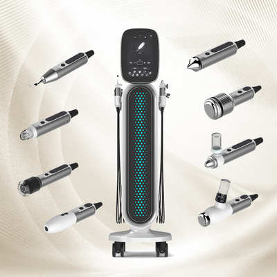 AzulMarino 8W دستگاه خنک کننده پوست ایستاده 10.1 اینچ صفحه لمسی رنگی درمان صورت هدفمند