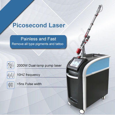 دستگاه حذف خالکوبی لیزری بازوی راهنما ND Yag Q Switched 1064nm 755nm 532nm